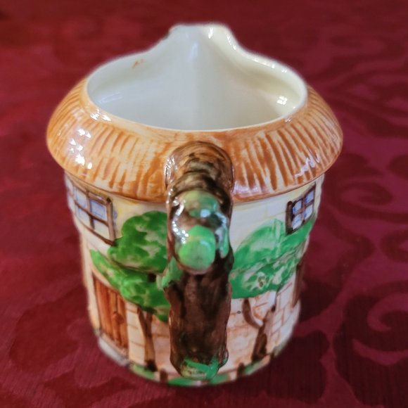 Beswick Ware Pitcher Handpainted Pottery Cottage Pattern 3.5" Tall England - Picture 4 of 6